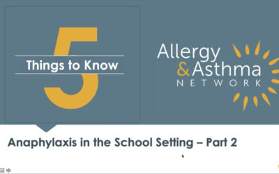 Anaphylaxis in Schools – Civil Rights & Care Plans