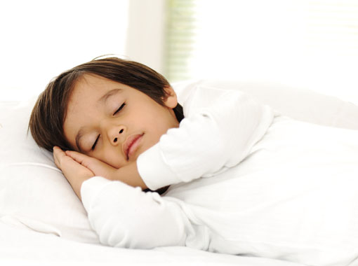 Photo of boy sleeping