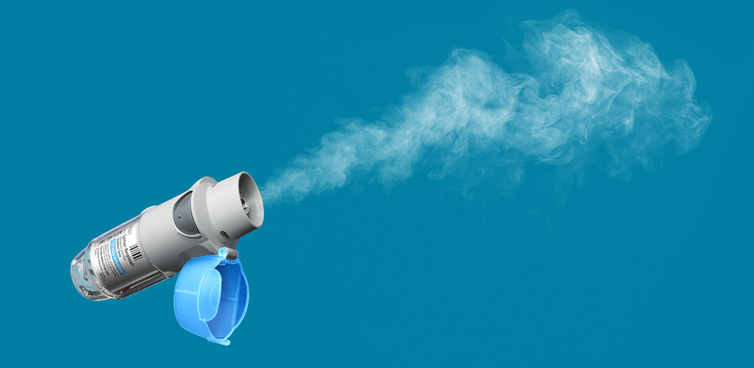 photo of Respimat slow moving mist inhaler