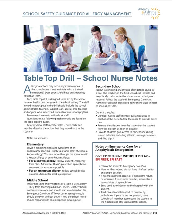 Table top drills PDF cover