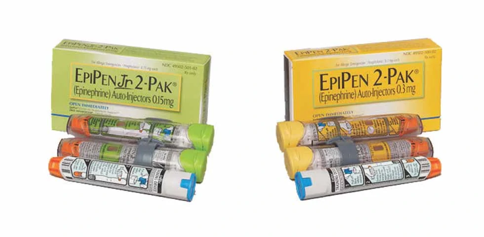 Photo of Epipen auto-injector