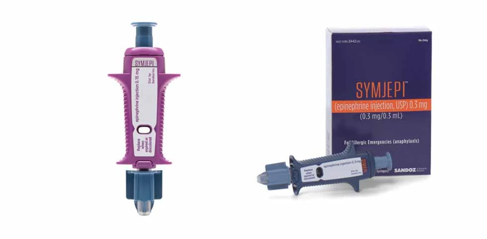 Photo of symjepi epinephrine injectors